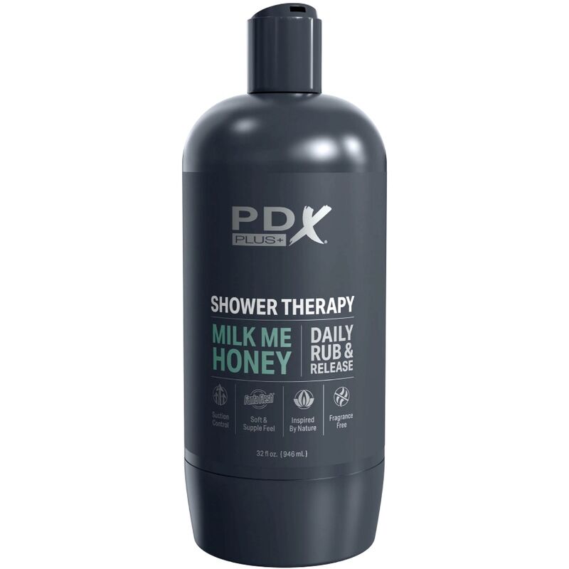 PDX PLUS - STROKER MASTURBATOR DISCREET DESIGN OF THE MILK ME HONEY SHAMPOO BOTTLE