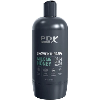 PDX PLUS - STROKER MASTURBATOR DISCREET DESIGN OF THE MILK ME HONEY SHAMPOO BOTTLE