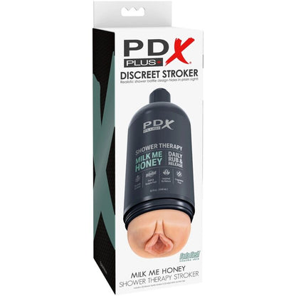 PDX PLUS - STROKER MASTURBATOR DISCREET DESIGN OF THE MILK ME HONEY SHAMPOO BOTTLE