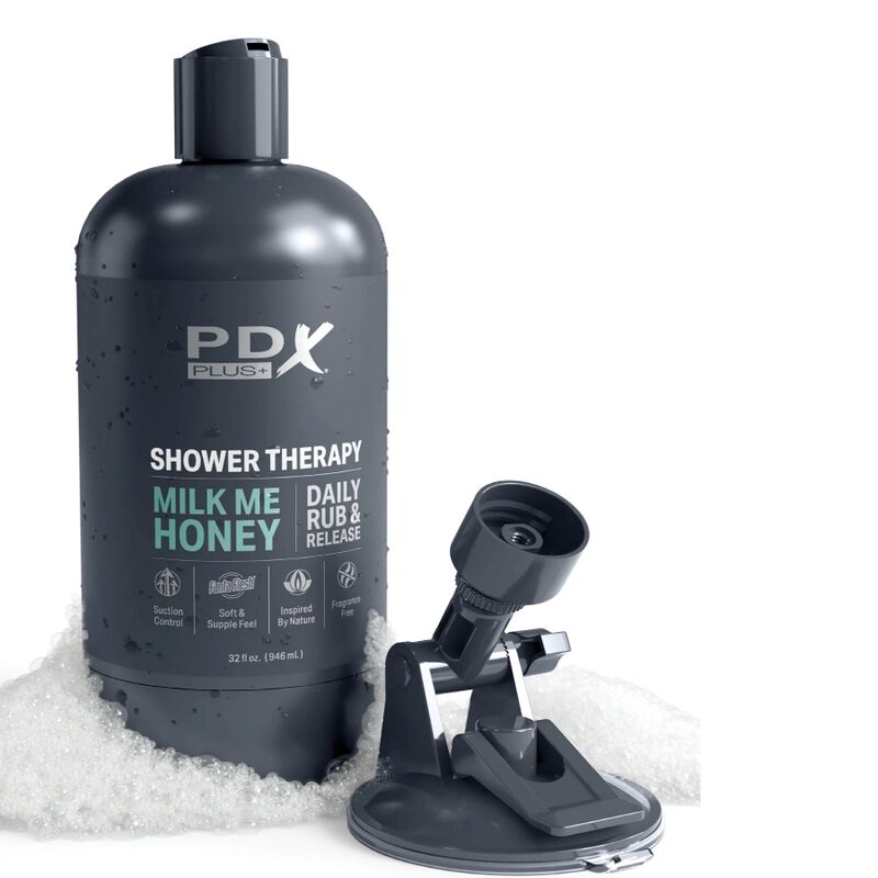 PDX PLUS - STROKER MASTURBATOR DISCREET DESIGN OF THE MILK ME HONEY SHAMPOO BOTTLE