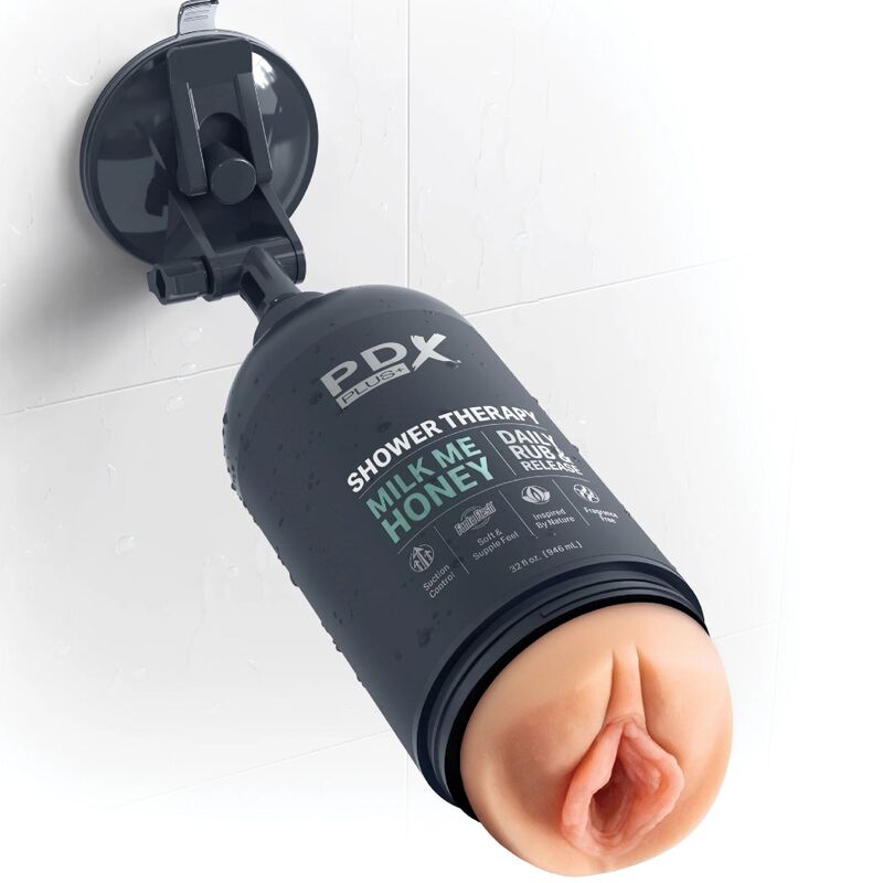 PDX PLUS - STROKER MASTURBATOR DISCREET DESIGN OF THE MILK ME HONEY SHAMPOO BOTTLE