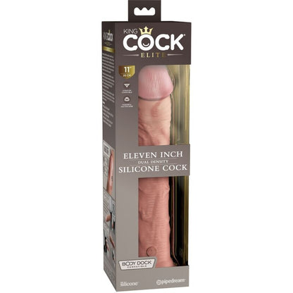 KING COCK - DILDO DE SILICONA REALISTA ELITE 28 CM