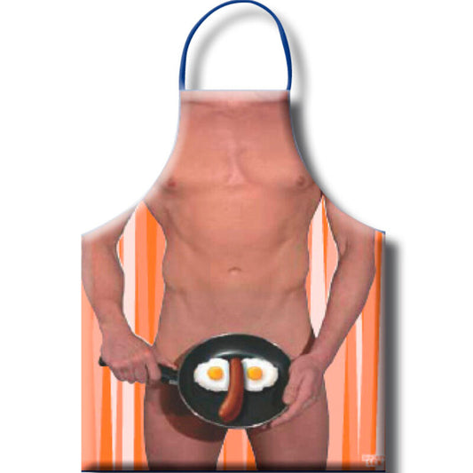 DIABLO PICANTE - HOMBRE DELANTAL DE HUEVO FRITO