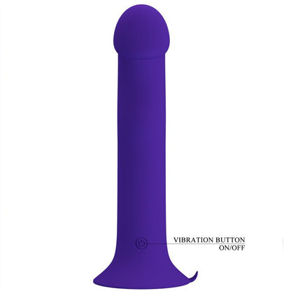 PRETTY LOVE - MURRAY YOUTH VIBRATING DILDO AND RECHARGEABLE VIOLET
