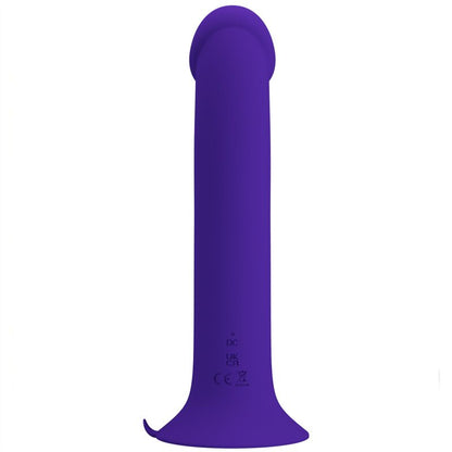 PRETTY LOVE - MURRAY YOUTH VIBRATING DILDO AND RECHARGEABLE VIOLET
