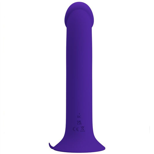 PRETTY LOVE - MURRAY YOUTH VIBRATING DILDO AND RECHARGEABLE VIOLET