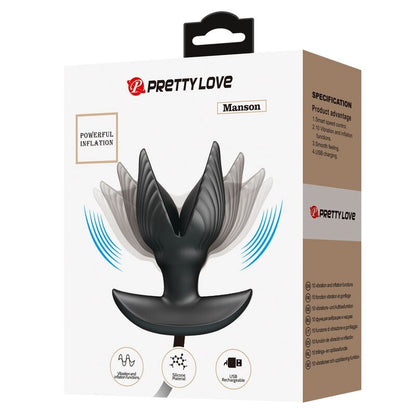 PRETTY LOVE - INFLATABLE AND RECHARGEABLE ANAL PLUG