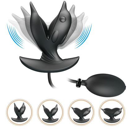 PRETTY LOVE - INFLATABLE AND RECHARGEABLE DOLPHIN ANAL PLUG