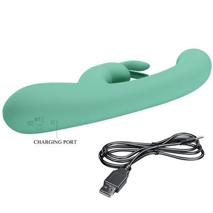PRETTY LOVE - LAMAR RABBIT AND GREEN G-SPOT VIBRATOR