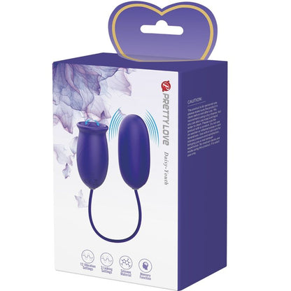 PRETTY LOVE - RECHARGEABLE VIBRATING STIMULATOR DAISY YOUTH VIOLET