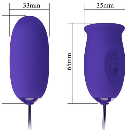 PRETTY LOVE - RECHARGEABLE VIBRATING STIMULATOR DAISY YOUTH VIOLET