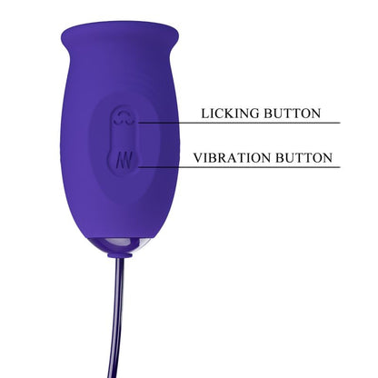PRETTY LOVE - RECHARGEABLE VIBRATING STIMULATOR DAISY YOUTH VIOLET