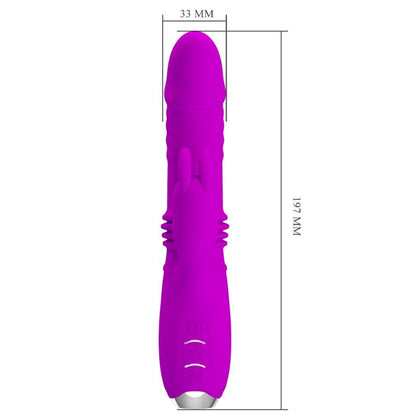 PRETTY LOVE - PURPLE DOROTHY RECHARGEABLE RABBIT VIBRATOR