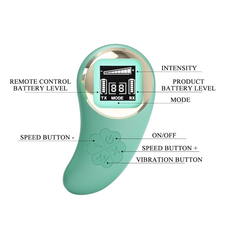 PRETTY LOVE - VIBRATING EGG WITH REMOTE CONTROL BY VIVIAN GREEN