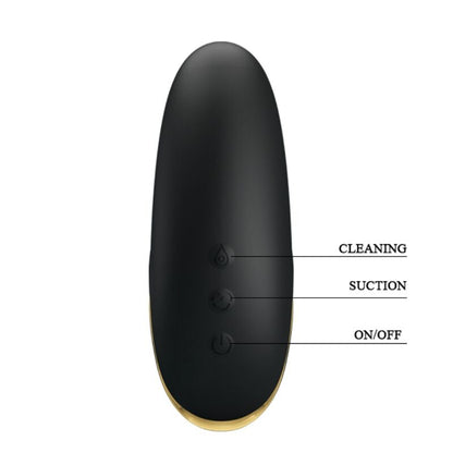 PRETTY LOVE - MASSAGEADOR DE SUCÇÃO RECARREGÁVEL DE LUXO PRETO