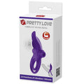 Pretty Love - Anillo Vibrador Morado para Pene