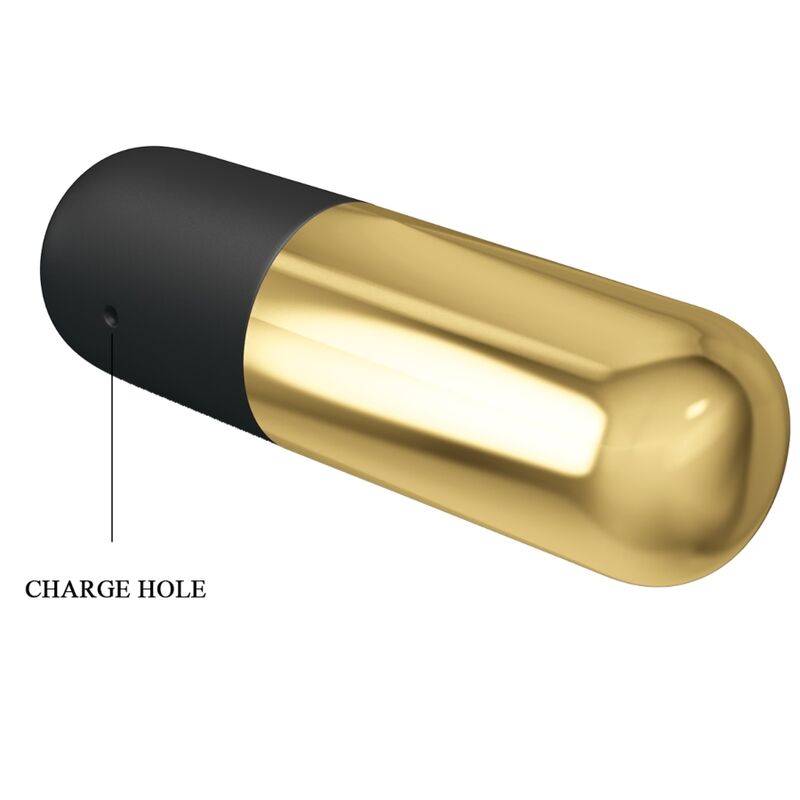 PRETTY LOVE - GOLD RECHARGEABLE BULLET VIBRATOR