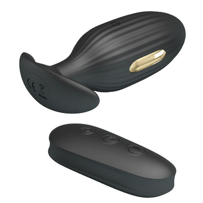 PRETTY LOVE - RECHARGEABLE ANAL KELLY PLUG VIBRATOR BLACK