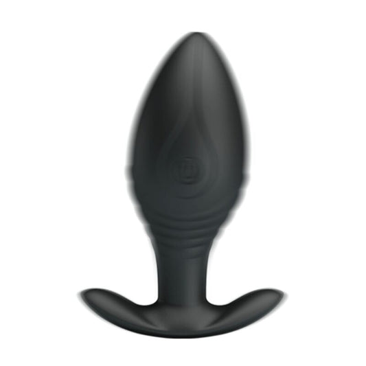 PRETTY LOVE - RECHARGEABLE REGINA ANAL PLUG VIBRATOR BLACK