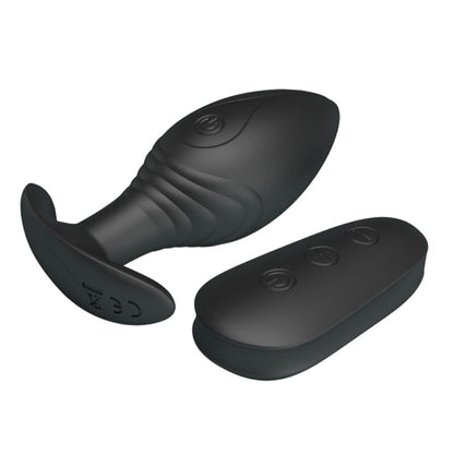 PRETTY LOVE - RECHARGEABLE REGINA ANAL PLUG VIBRATOR BLACK
