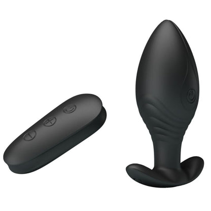 PRETTY LOVE - RECHARGEABLE REGINA ANAL PLUG VIBRATOR BLACK