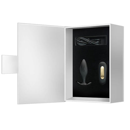 PRETTY LOVE - RECHARGEABLE REGINA ANAL PLUG VIBRATOR BLACK
