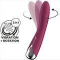 Satisfyer - Vibrador Rotador G-Spot Vibe 1 G-Spot Rojo