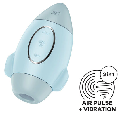 SATISFYER - LILAC MISSION CONTROL SMALL DUAL THRUST VIBRATOR
