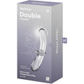 Satisfyer - Dildo De Cristal Duplo Transparente