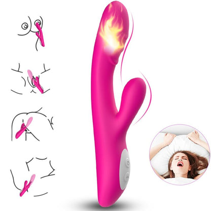 ARMONY - VIBRADOR SPARK CON EFECTO CALOR FUCSIA