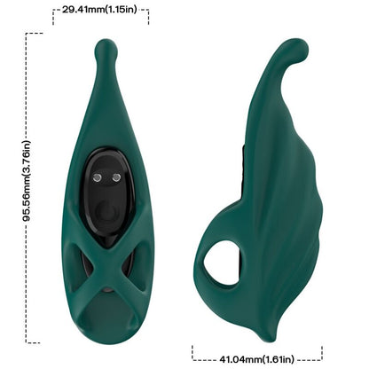 ARMONY - ESTIMULADOR Y VIBRADOR DE DEDO VERDE