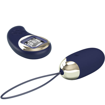 PRETTY LOVE - BLUE REMOTE CONTROL VIBRATING EGG