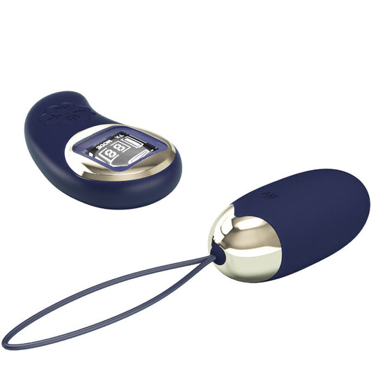 PRETTY LOVE - BLUE REMOTE CONTROL VIBRATING EGG