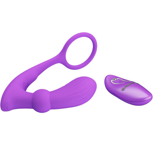 PRETTY LOVE - ANILLO WARREN Y VIBRADOR ANAL VIOLETA