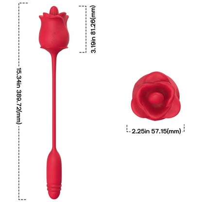 ARMONY - 3 EM 1 ROSA, ESTIMULADOR, SUCÇÃO E SUBIDA E DESCIDA COM CAUDA VERMELHA
