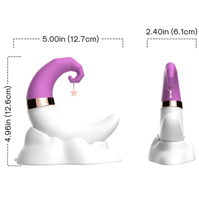 ARMONY - SWEETMOON CLITORIS E VENTOSA PARA PONTO G ROSA