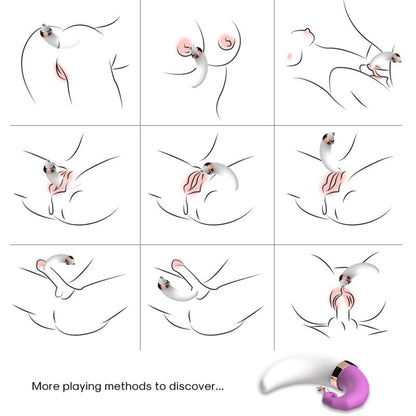 ARMONY - SWEETMOON CLITORIS E VENTOSA PARA PONTO G ROSA