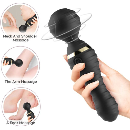 ARMONY - MASAJEADOR Y VIBRADOR FREEDO PEQUEÑO NEGRO