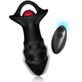 ARMONY - VIBRADOR DE DEDO KYLIN E CONTROLE REMOTO DE PLUG ANAL PRETO