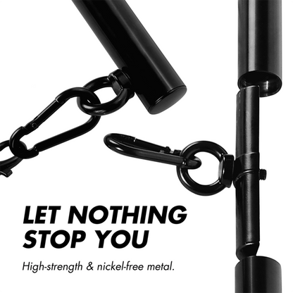 FETISH SUBMISSIVE BONDAGE - 4-PIECE ADJUSTABLE SPREADING BAR