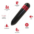 Armony - Bala Vibradora Rocket con Control Remoto Negro