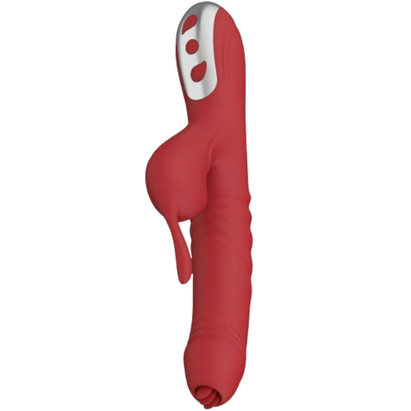 ARMONY - VIBRADOR E SUCÇÃO COM LÍNGUA ESTIMULANTE BURGUNDY
