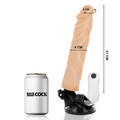 Basecock - Realistic Vibrator Remote Control Natural 21 Cm -O- 4 Cm
