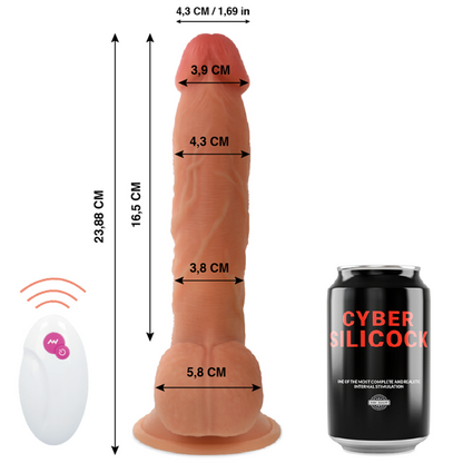 CYBER SILICOCK - CONTROL REMOTO REALISTA MAESTRO BEN 23.88 CM -O- 4.3 CM