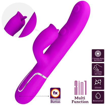BEAUTIFUL LOVE - FUCHSIA LICKING RABBIT VIBRATOR