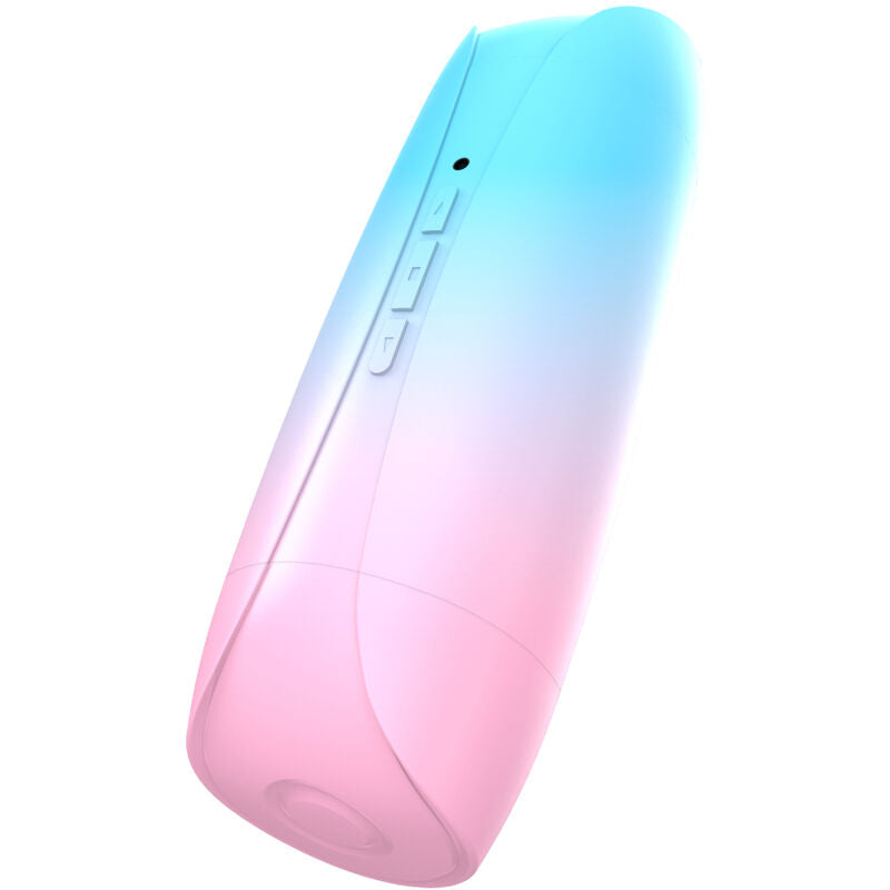 ARMONY - MASTURBADOR VIBRADOR DOBLE VAGINA Y BOCA ARCOÍRIS