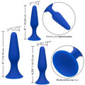Calexotics - Admiral Kit 3 Plug Anal Azul