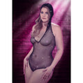 Calexotics - Radiance Bodysuit Com Capuz Deep V Plus Size