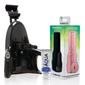 Fleshlight - Go Pink Lady Surge Vagina + Lançamento Universal + Lubrificante Aqua Quality 50 Ml