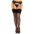 Leg Avenue - Meias De Spandex Com Diamantes Pretas